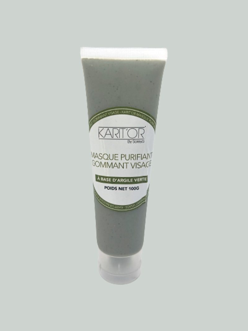 Masque purifiant gommant visage 100g - Karit’Or