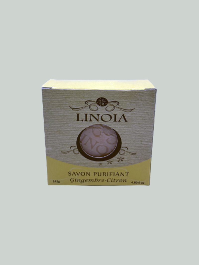 Savon Purifiant Gingembre et Citron 142g - Linoia