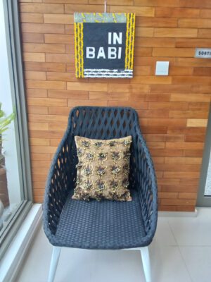 Housse cousin fleur en tissu marron (4) - Feitty 225