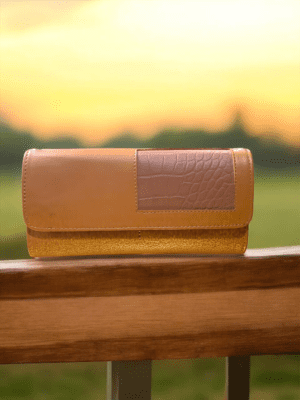 Pochette- Bandoulière Marron En Cuir - CANNY BAGS