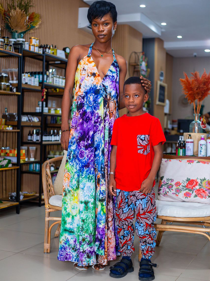 Duo - Robe Chérie Regarde Mon Dos Koko Dunda - Ensemble Pantalon Rouge - Feitty 225