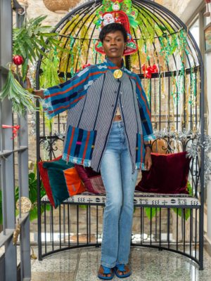 Veste Kita Bleu Orange - Feitty 225