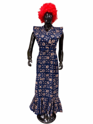 ROBE JEANS IMPRIMER - ABLA F COLLECTION